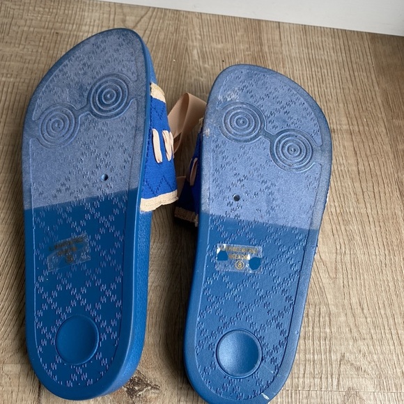 EUC Chase and Chloe Blue Ribbon Bow Slides - Picture 5 of 7